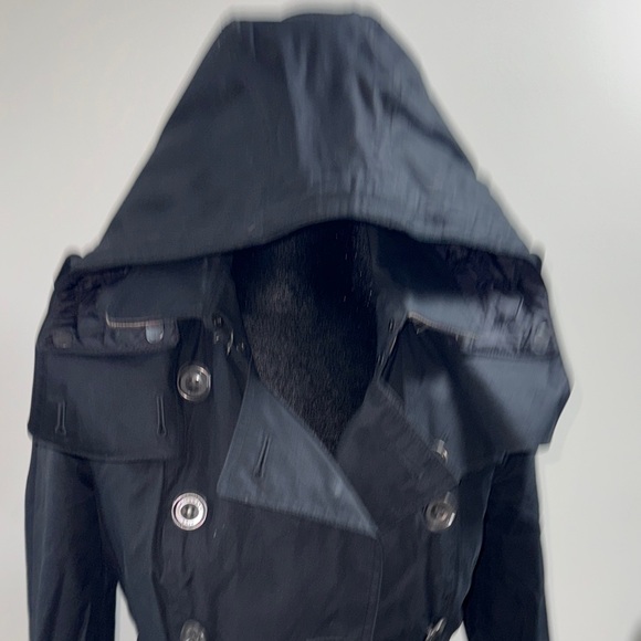 Burberry Black Trench Coat - Picture 2 of 7